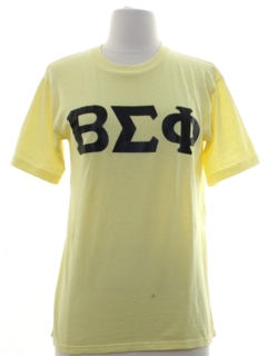 1980's Womens College Beta Ipsilon Omega Sorority T-shirt