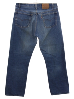 1980's Mens Levis 501 Straight Leg Denim Jeans Pants