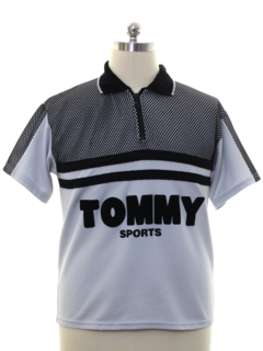 1980's Mens Tommy Hilfinger Totally 80s Hiphop Knit Shirt