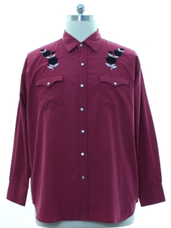1970's Mens Rodeo Style Western Shirt