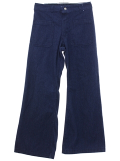 1970's Unisex Denim Bellbottom Jeans Pants