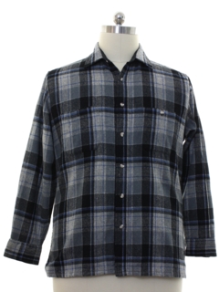 1980's Mens Wool Flannel Shirt