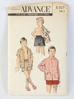 1960's Mens/Boy Sewing Pattern
