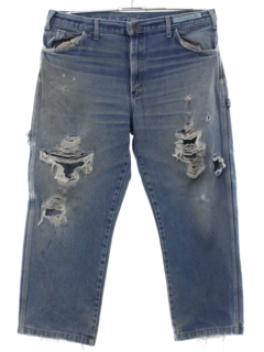 1990's Mens Grunge Denim Jeans Pants