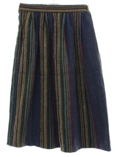 1980's Womens Guatemalan Style Skirt