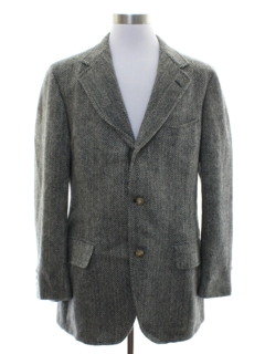 1970's Mens Wool Blazer Sportcoat Jacket