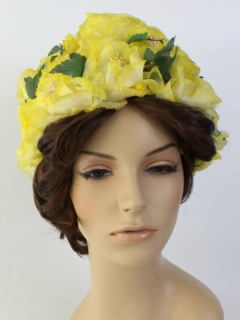 1960's Womens Accessories - Lampshade Hat