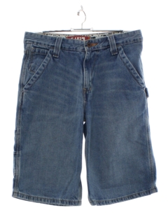 1990's Mens Levis Carpenter Cargo Style Denim Jeans Shorts