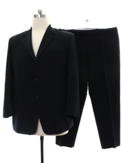 1990's Mens Pierre Cardin Designer Wool Formal Tuxedo Style Suit