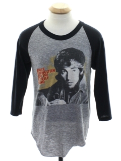1980's Unisex Bruce Springsteen 1984 Band T-Shirt