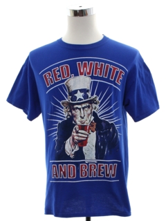 1990's Mens Patriotic Beer T-Shirt
