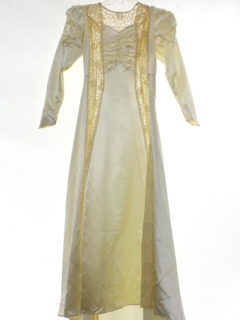 1940's Womens Fab Forties Ivory Wedding Dress