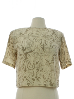1980's Womens Silk Shirt