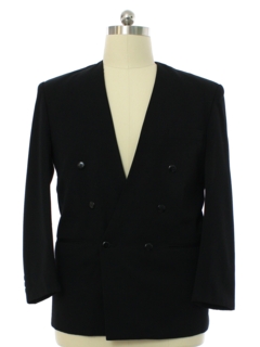 1980's Mens Totally 80s Double Breasted Blazer Sportcoat Jacket