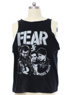 1990's Mens Grunge Punk Fear Band T-Shirt
