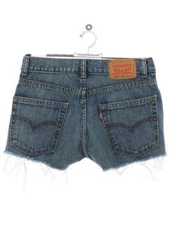 1990's Womens Levis 569 Cut-Off Denim Jeans Shorts Shorts