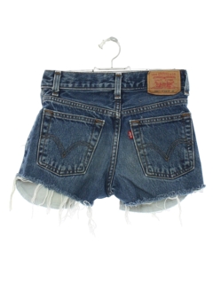 1990's Womens Levis 550s Cut-Off Jeans Denim Short Shorts