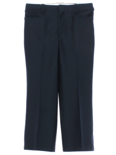 1970's Mens Midnight Blue Western Style Leisure Pants