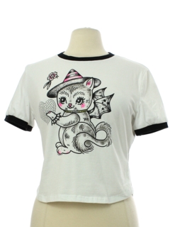 1990's Womens Cat T-Shirt