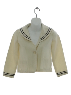 1960's Womens/Girls Sailor Style Shirt Jacket
