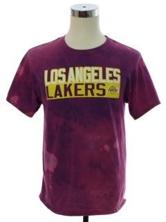 1990's Mens Lakers Basketball T-Shirt