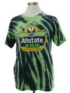 1990's Unisex NASCAR Allstate 400 at the Brickyard Tie Dye T-shirt