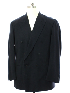 1980's Mens Perry Ellis Totally 80s Swing Style Blazer Sportcoat Jacket