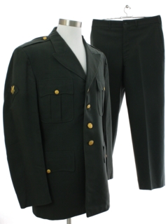 1960's Mens Military Suit