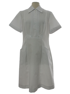 1960's Womens Nurses Uniform Dress