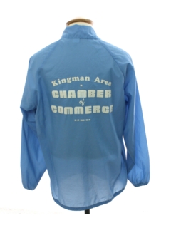 1970's Mens Kingman Area Chamber of Commerce Windbreaker Snap Jacket
