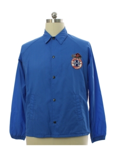 1970's Mens Windbreaker Snap Work Jacket