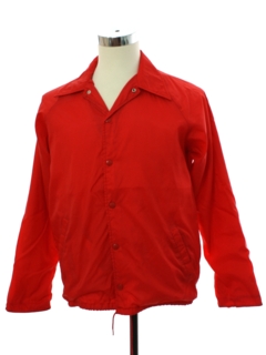 1960's Mens Windbreaker Snap Front Jacket