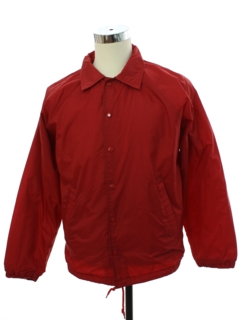 1980's Mens Snap Front Windbreaker Jacket