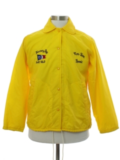 1980's Womens Discovery Bay Yacht Club Windbreaker Snap Front Jacket
