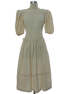 1970's Womens Prairie Dress