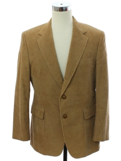 1980's Mens Totally Corduroy Blazer Style Sport Coat Jacket