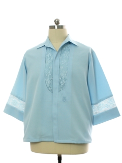 1970's Mens Beau Tiki Hawaiian Shirt Jac Shirt