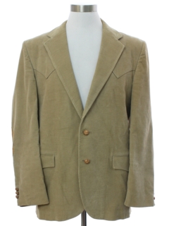 1980's Mens Corduroy Blazer Sportcoat Jacket