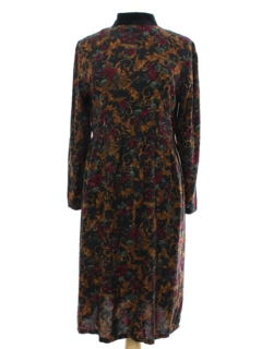 1980's Womens Rayon Blend Dress