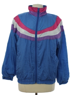 1980's Womens Totally 80s Windbreaker Track Jacket
