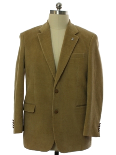 1980's Mens Medium Wale Corduroy Blazer Sport Coat Jacket