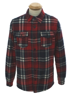 1990's Mens Flannel CPO Style Shirt Jacket