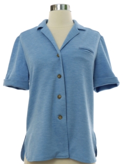 1970's Womens Knit Shirt Jacket