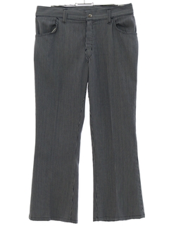 1970's Mens Big Yank Flared Mod Jeans-cut Work Pants