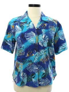 1990's Womens Hawaiian Shirt