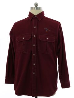 1990's Mens Cabelas Heavy Cotton Chamois Cloth Flannel Shirt