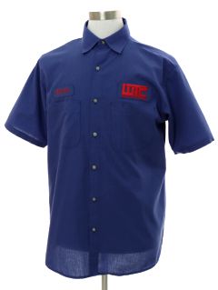 1990's Mens WTC Wickham Tractor Co Work Shirt