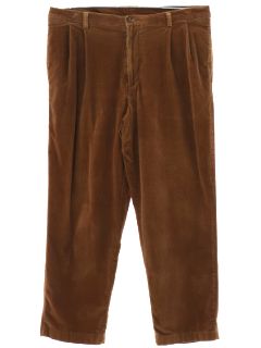 1990's Mens Pleated Corduroy Pants