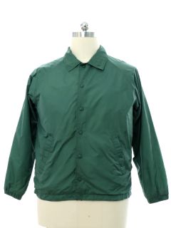 1990's Mens Windbreaker Snap Front Jacket