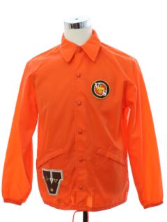 1980's Mens Varsity Scouts Windbreaker Snap Front Jacket